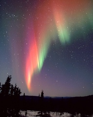 Comet and Aurora over Alaska (2)